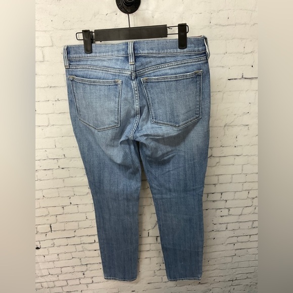 J CREW Jeans Women Medium Rise Skinny Light Wash Casual Stretch Pant Sz 24 T2 - Picture 6 of 10